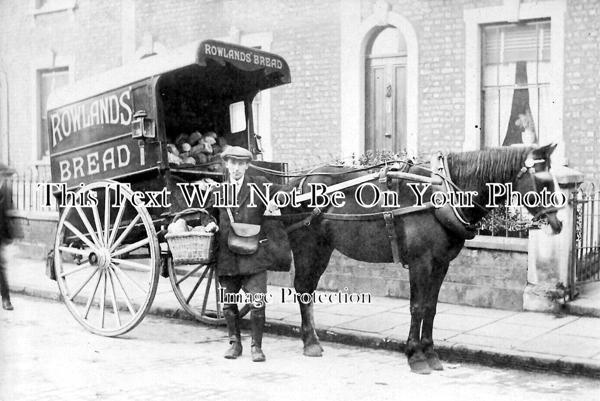 BR 354 - Rowlands Bread Delivery Cart, Bristol