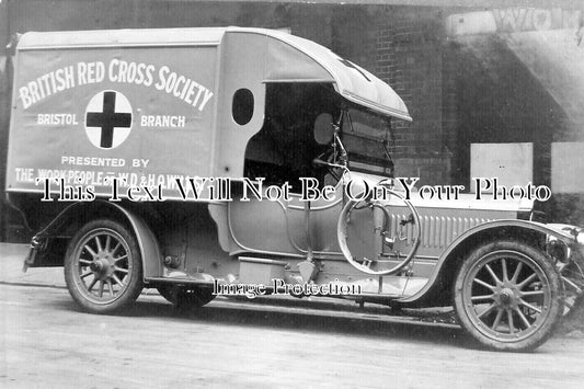 BR 378 - British Red Cross Society Ambulance, Bristol c1915 WW1