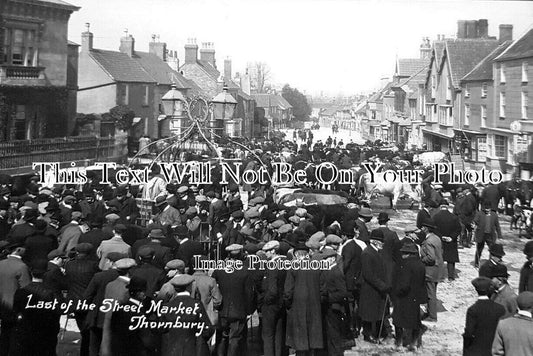 BR 393 - Last Of The Street Market, Thornbury, Bristol c1911