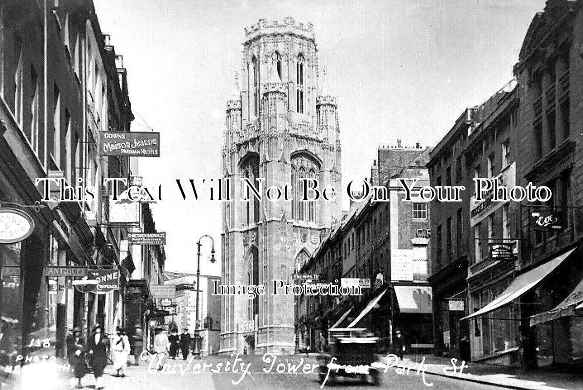 BR 408 - University Tower From Park Street, Bristol