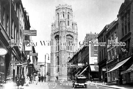 BR 408 - University Tower From Park Street, Bristol