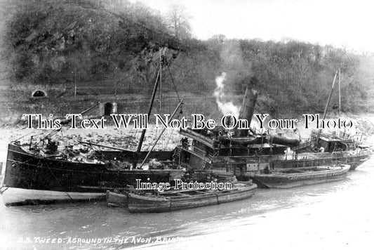 BR 409 - SS Tweed Aground In The Avon, Bristol