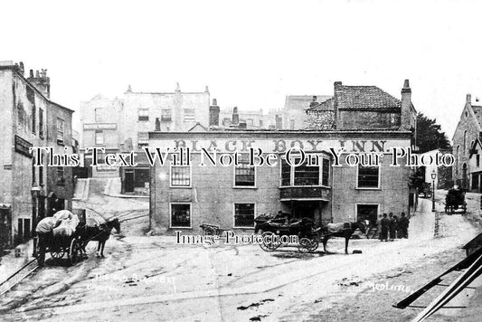 BR 444 - Black Boy Inn Pub, Bristol c1912