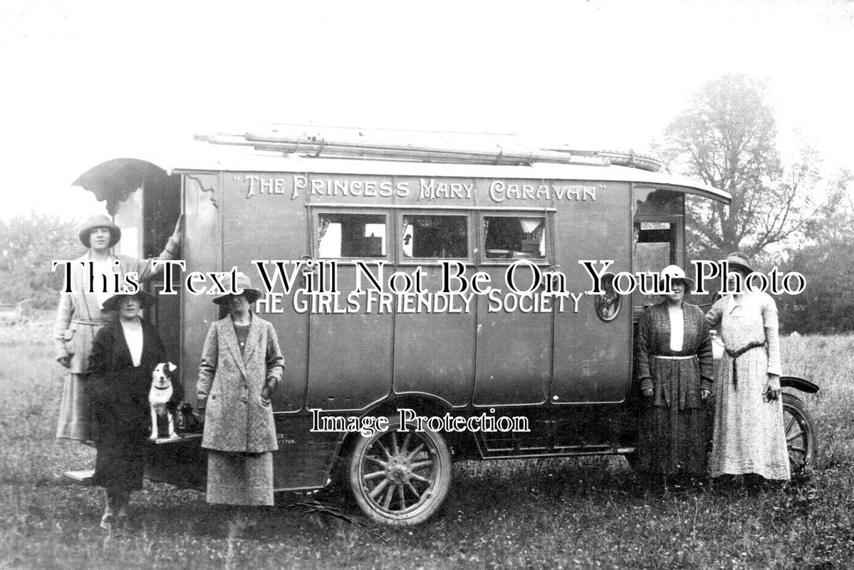 BR 473 - Princess Mary Caravan, Girls Friendly Society, Frenchay, Bristol 1927