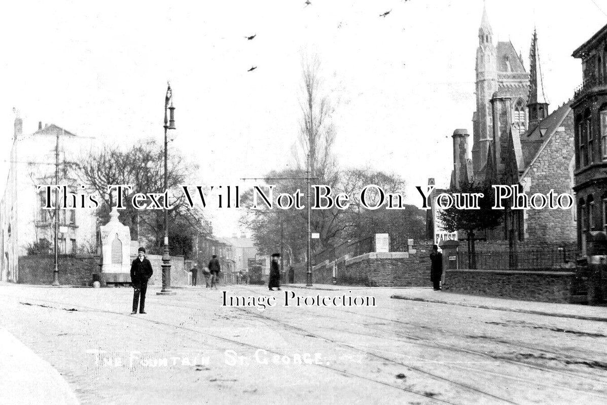 BR 489 - The Fountain, St George, Bristol c1907