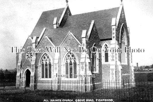 BR 496 - All Saints Church, Grove Road, Fishponds, Bristol c1906