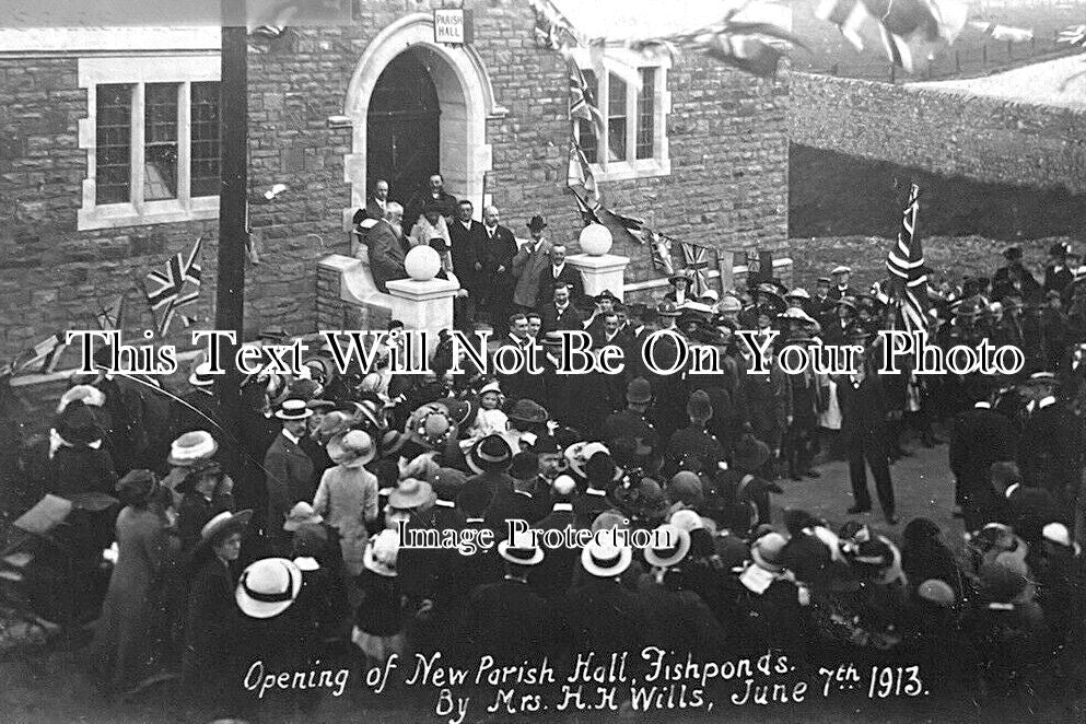 BR 509 - Opening Of New Parish Hall, Fishponds, Bristol 1913