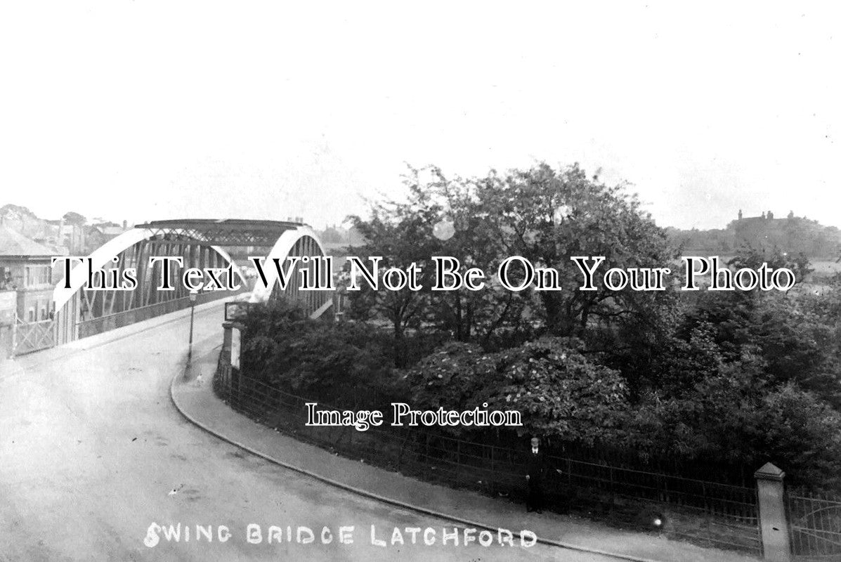 BR 563 - Swing Bridge, Latchford, Warrington, Manchester c1904