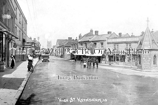 BR 574 - High Street, Keynsham, Bristol c1914