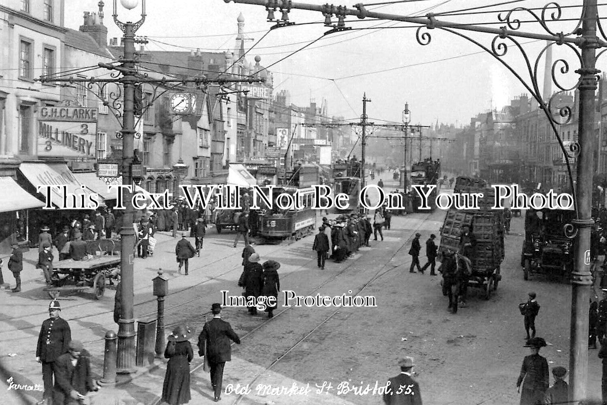 BR 599 - Old Market Street, Bristol c1922