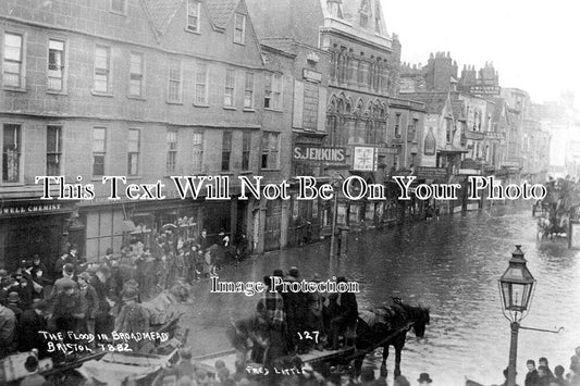 BR 601 - The Flood In Broadmead, Bristol 1882