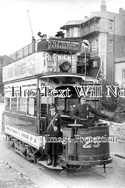 BR 650 - Tram Car No25, Bristol Tramways c1908