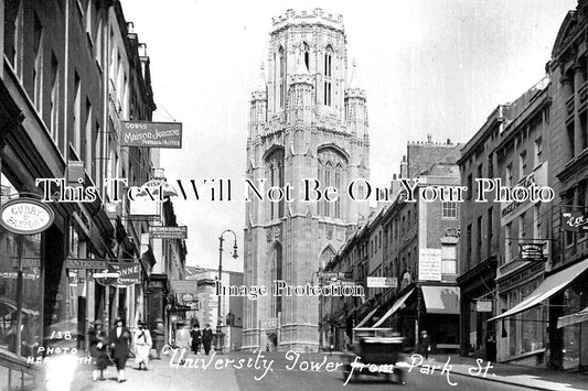 BR 661 - University Tower From Park Street, Bristol