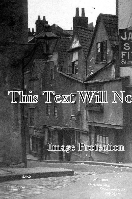 BR 70 - Old Houses, Trenchard Street, Bristol c1910