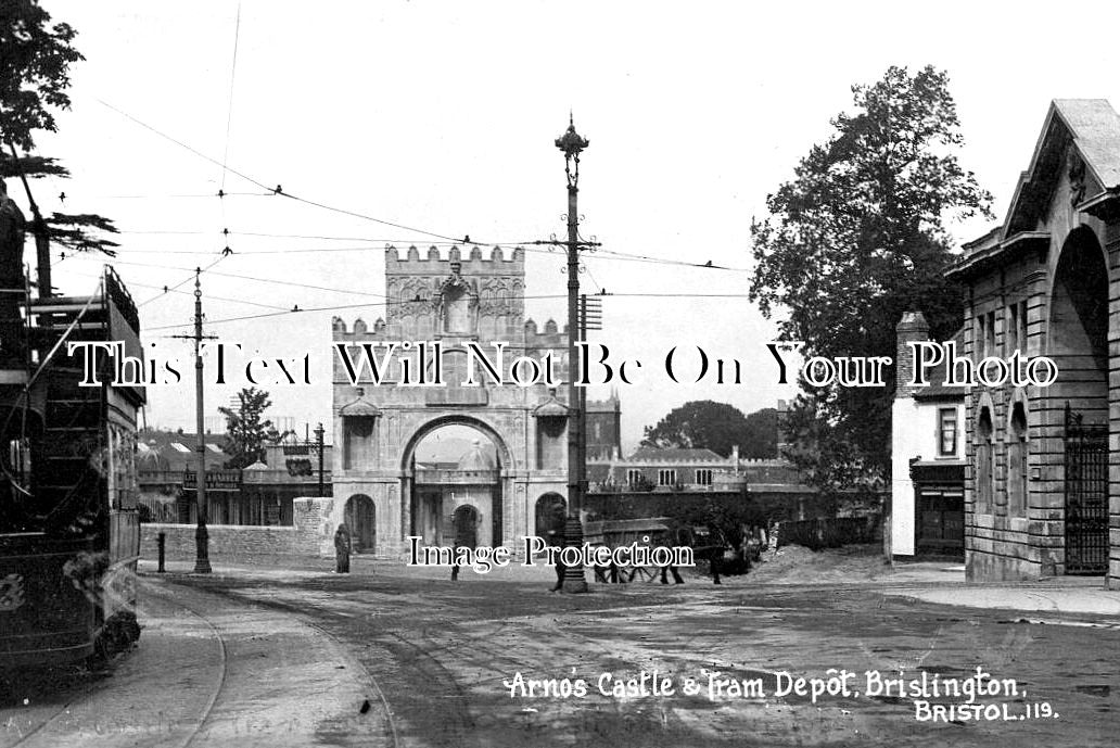 BR 731 - Arnos Castle & Tram Depot, Brislington, Bristol