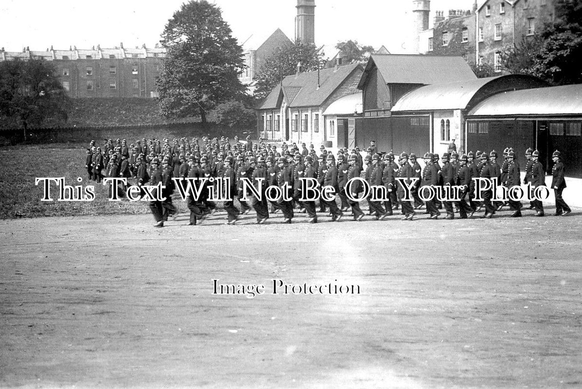 BR 772 - Leonard Dunning Inspects Bristol Police, Bristol c1916