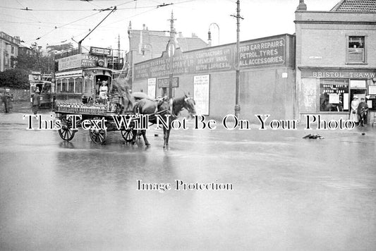 BR 838 - Floods On Cromwell Road, Bristol 1914