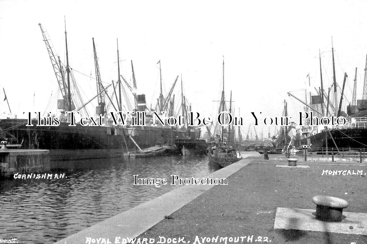 BR 877 - Royal Edward Dock, Avonmouth, Bristol c1915