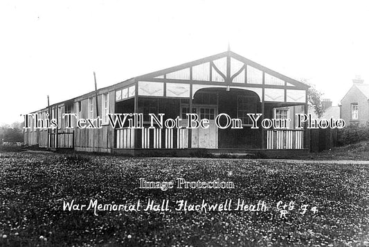 BU 1022 - Flackwell Heath War Memorial Hall, Buckinghamshire