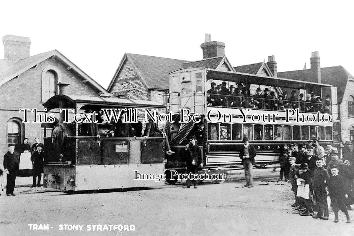 BU 1035 - The Stony Stratford Steam Tram, Buckinghamshire