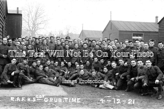 BU 1051 - RAF Halton H Sqdn Grub Time, Buckinghamshire 1921