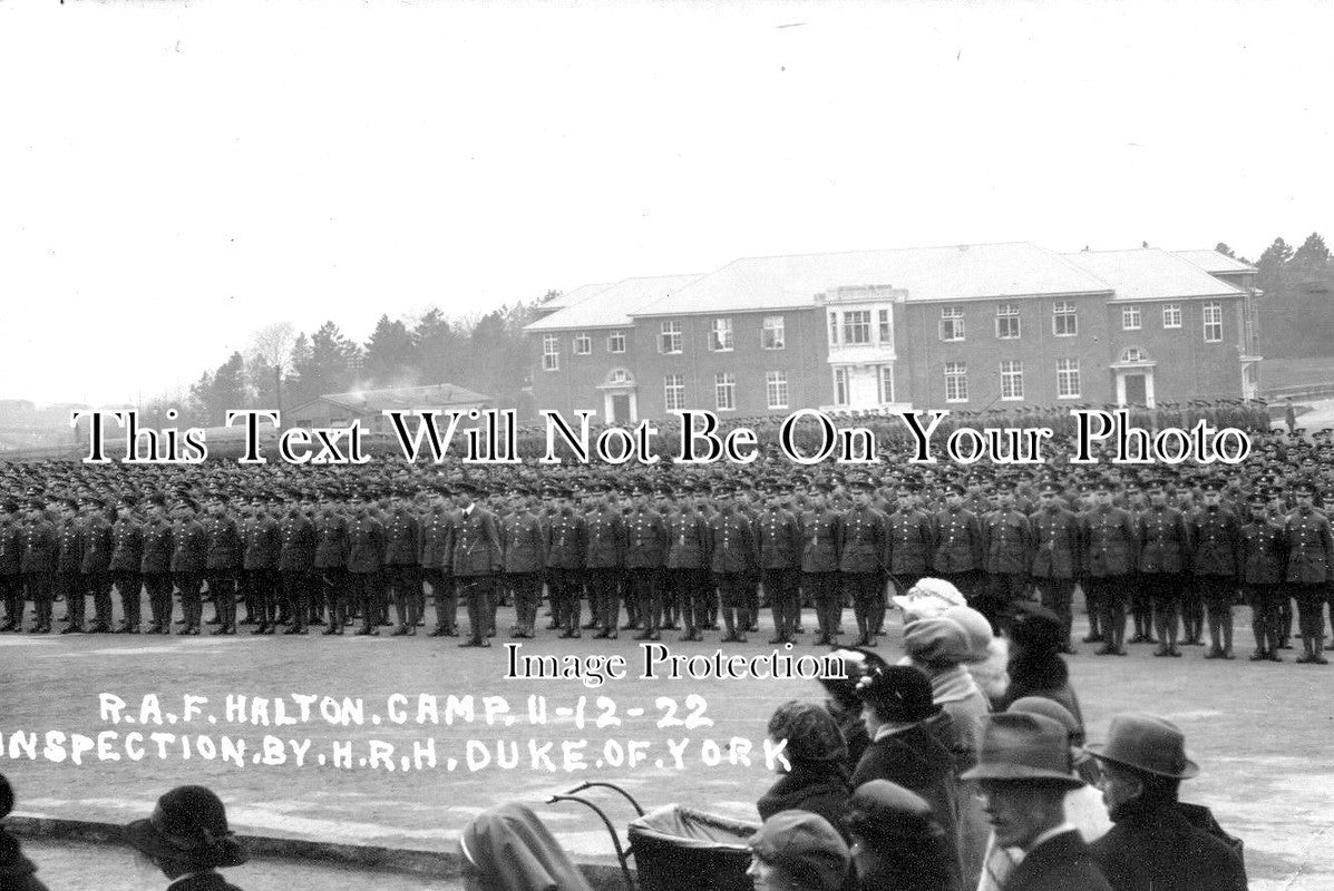 BU 1053 - RAF Halton HRH Duke Inspection, Buckinghamshire 1922