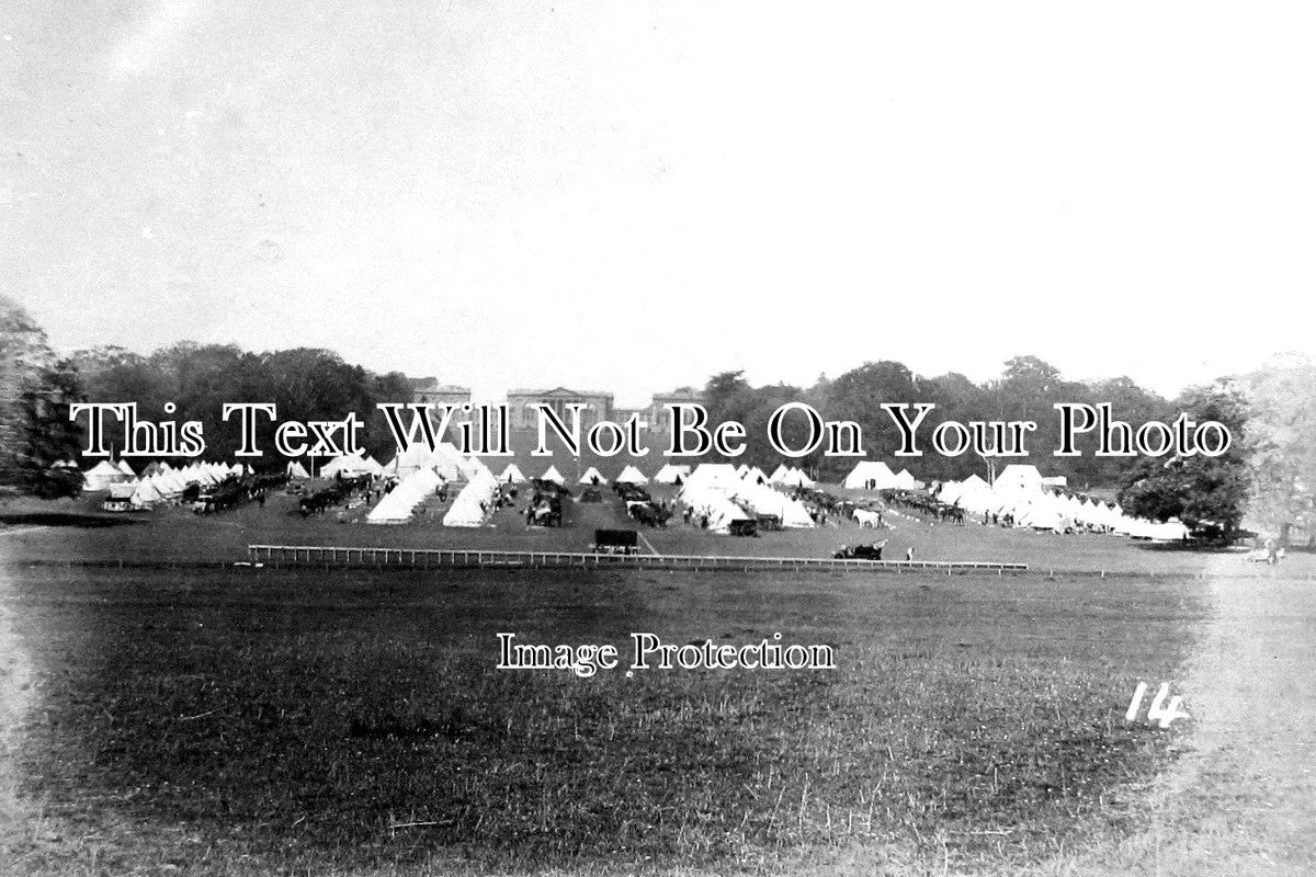 BU 1080 - Stowe Park Military Camp, Buckinghamshire c1907