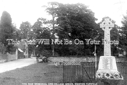 BU 1099 - Weston Turville War Memorial & Village Green, Buckinghamshire