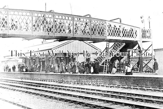 BU 1158 - Bicester North Railway Station Opening Day, Buckinghamshire c1910
