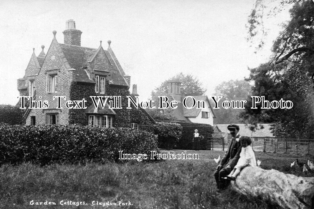 BU 116 - Garden Cottages, Claydon Park, Buckinghamshire c1920