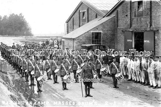 BU 1179 - RAF Halton Massed Drums, Buckinghamshire c1922