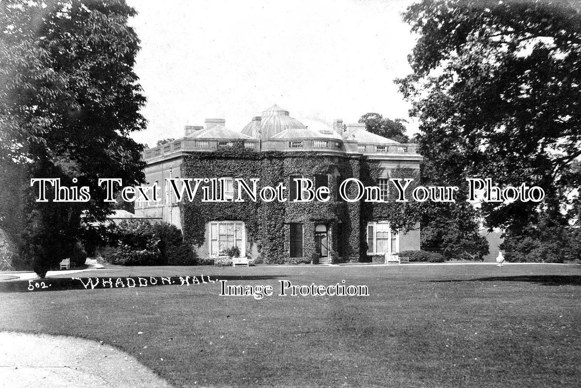 BU 1186 - Whaddon Hall, Buckinghamshire c1906