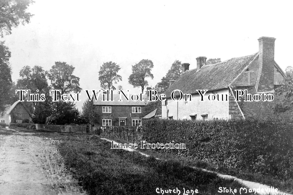 BU 1286 - Church Lane, Stoke Mandeville, Buckinghamshire c1911