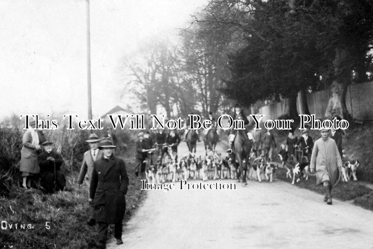 BU 136 - Oving Fox Hunt, Buckinghamshire c1932