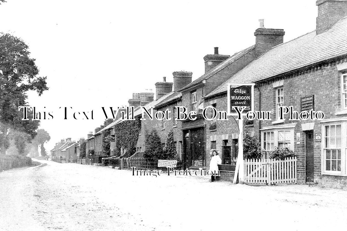 BU 1441 - The Wagon & Horses Pub, Aston Clinton, Buckinghamshire c1912