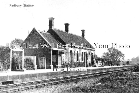 BU 1443 - Padbury Railway Station, Buckinghamshire c1915