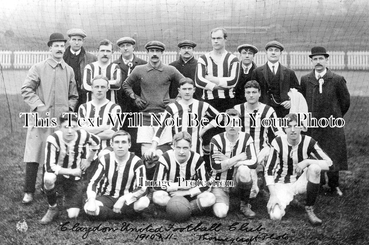 BU 1458 - Steeple Claydon Football Club, Buckinghamshire 1910-11