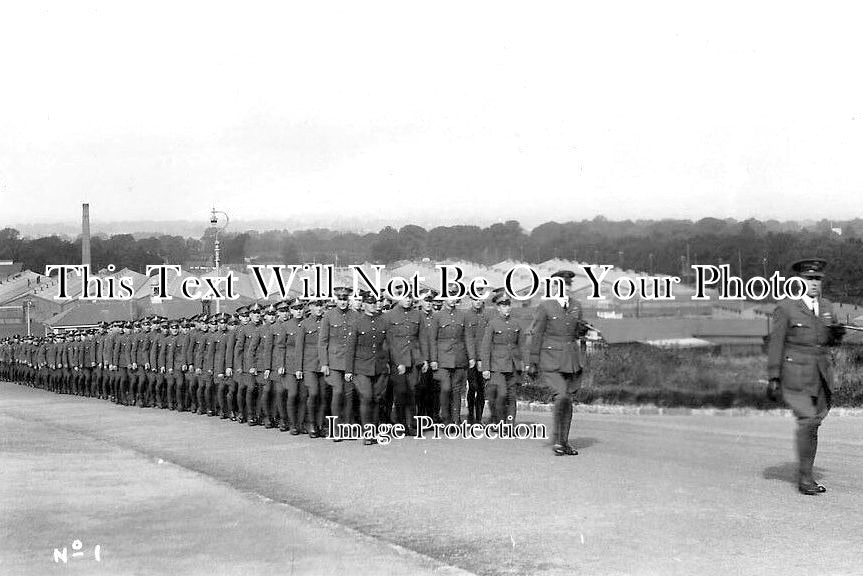 BU 1518 - RAF Halton Troops On Parade, Buckinghamshire 1927