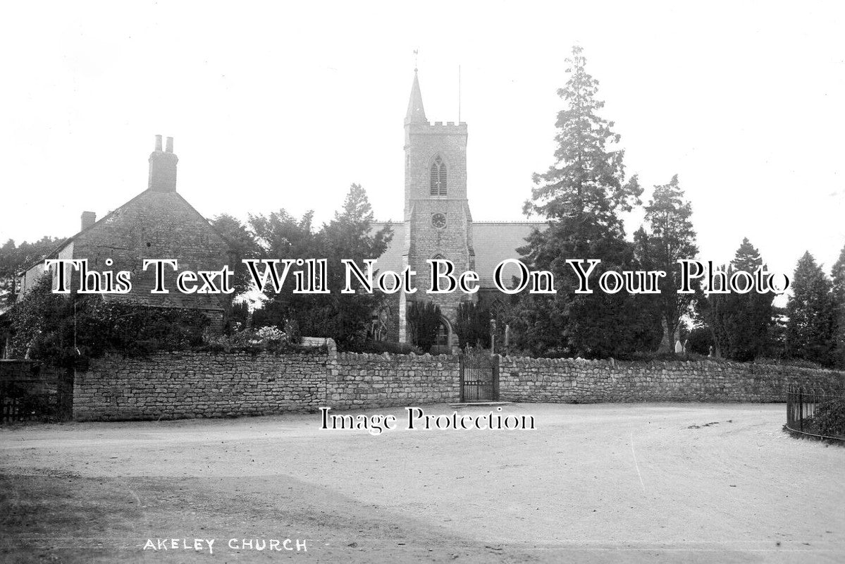 BU 1525 - Akeley Church, Buckinghamshire c1915 – JB Archive