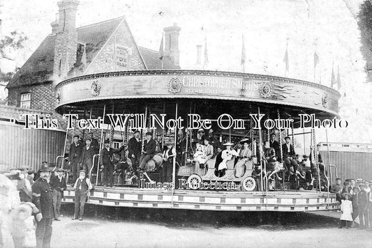 BU 1543 - Fairground, The Five Bells, Riseley, Bedfordshire