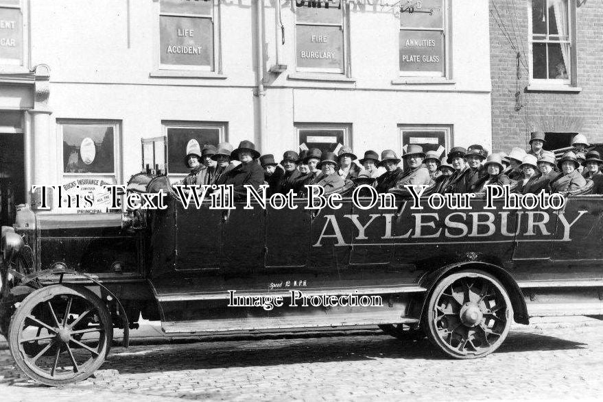 BU 157 - Charabanc, Buckinghamshire Insurance Bureau Office, Aylesbury