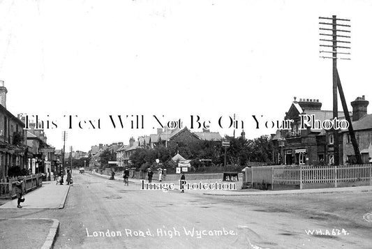 BU 1578 - London Road, High Wycombe, Buckinghamshire c1916