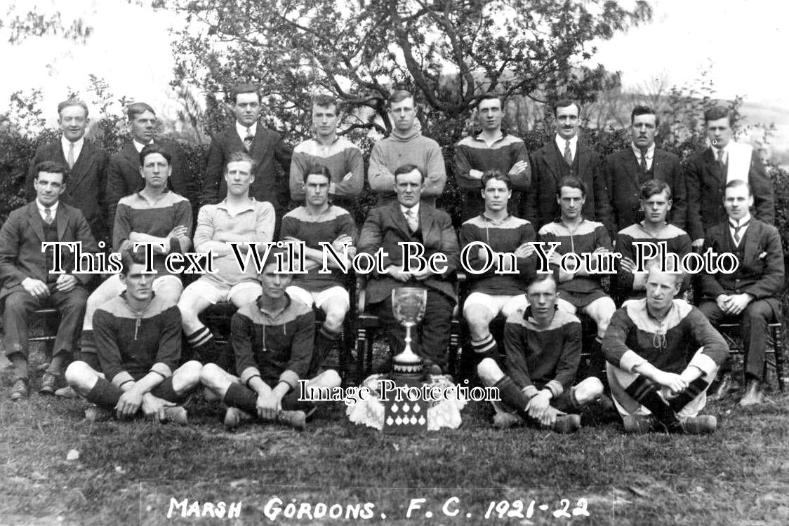 BU 1591 - Marsh Gordons Football Club, Buckinghamshire 1922