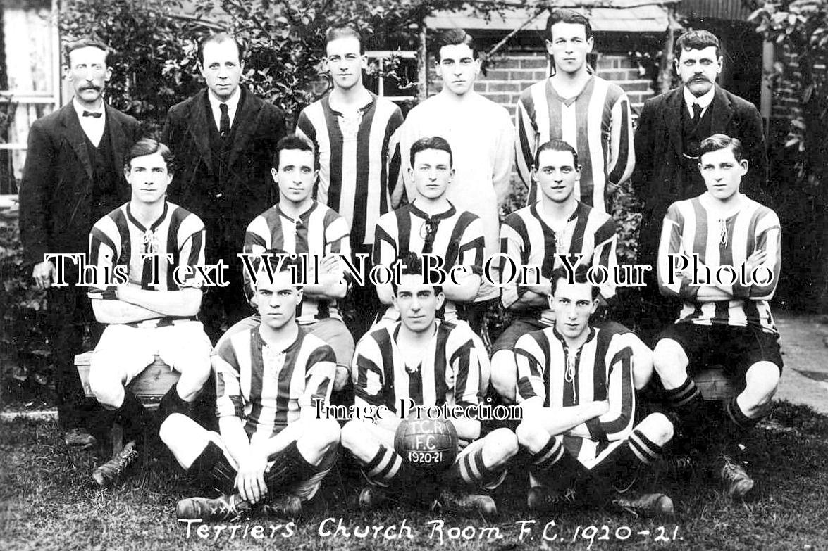 BU 1592 - Terriers Church Room Football Club, Buckinghamshire 1921