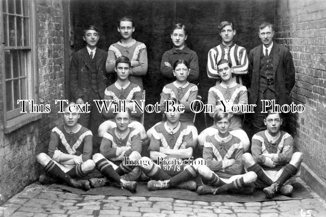 BU 1593 - High Wycombe WCA Football Club, Buckinghamshire 1918