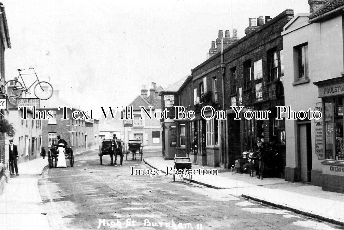 BU 180 - High Street, Burnham, Buckinghamshire c1905