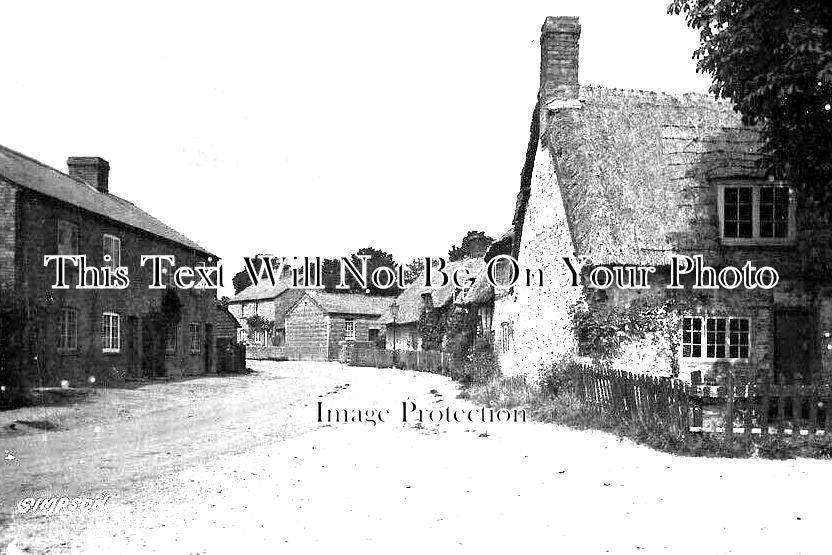 BU 1964 - Simpson Village, Buckinghamshire c1918 – JB Archive