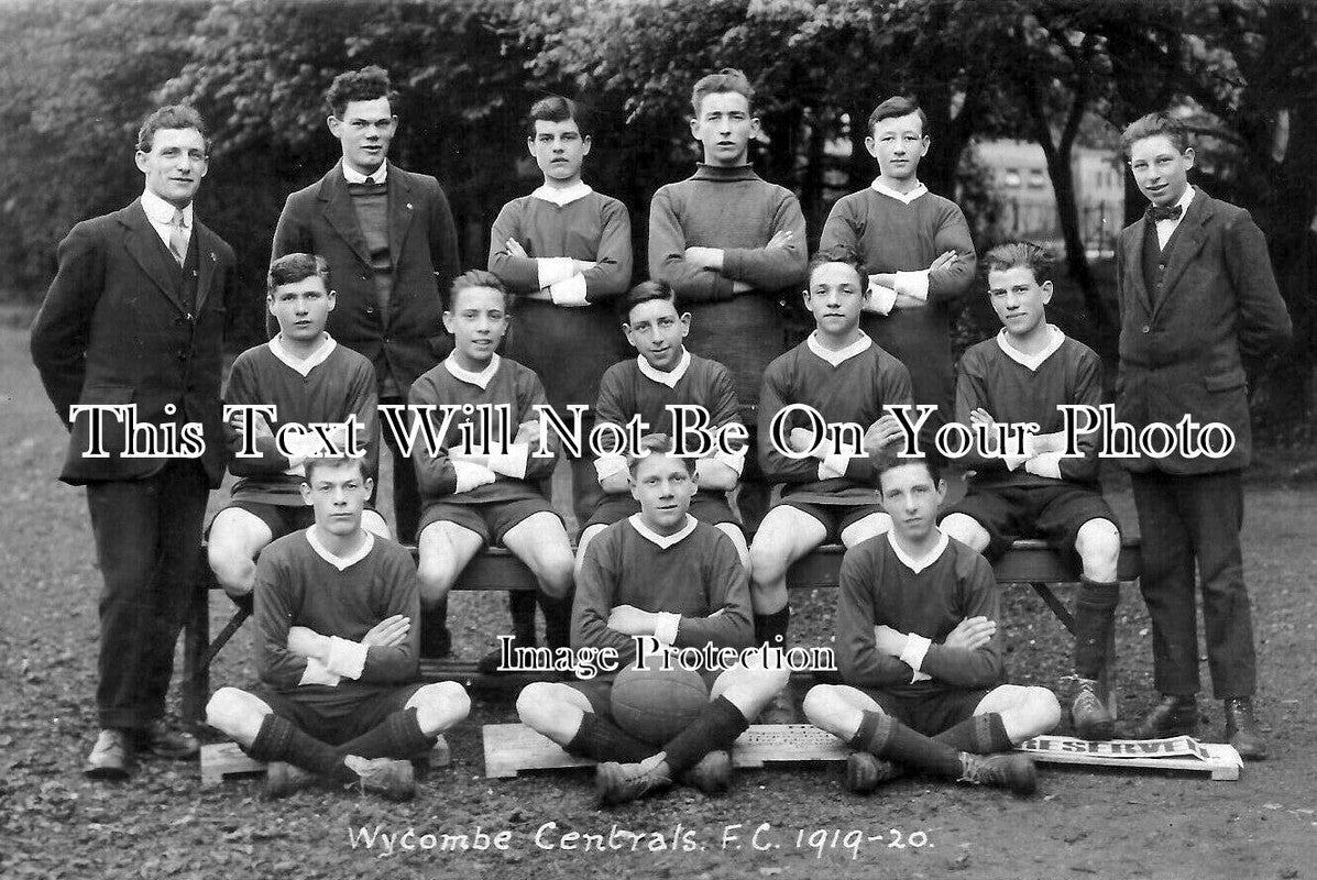 BU 1966 - Wycombe Centrals Football Club, Buckinghamshire 1919-20
