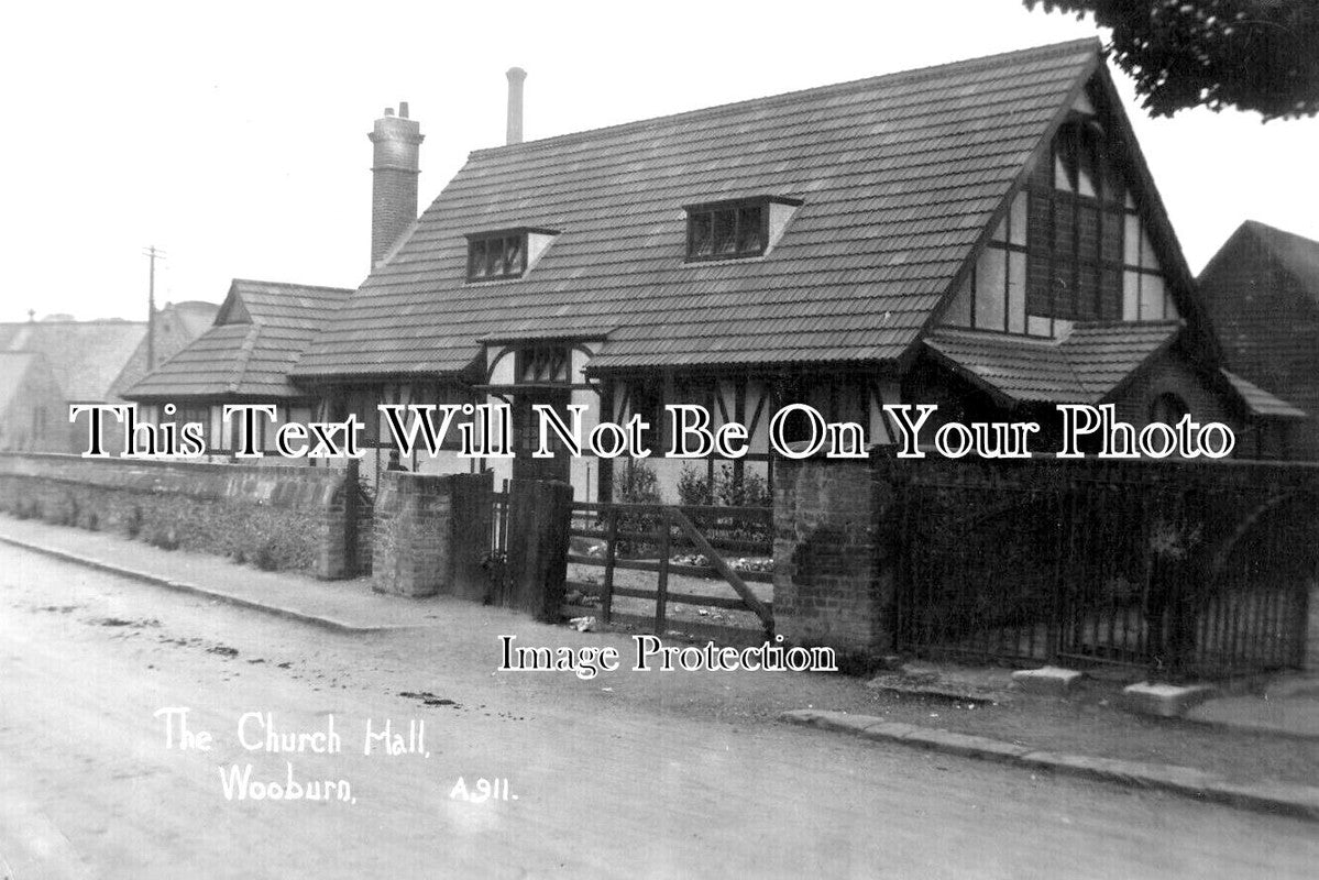 BU 2096 - The Church Hall, Wooburn, Buckinghamshire c1912