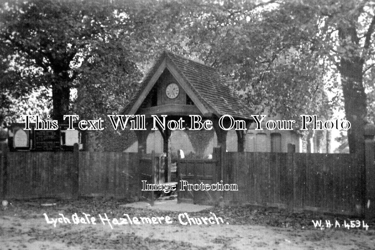 BU 2134 - Lych Gate, Hazlemere Church, Buckinghamshire c1924